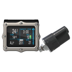 Shearwater Perdix 2 Ti Dive Computer + Swift Transmitter Package — Silver