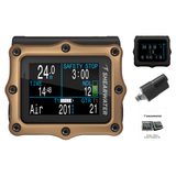 Shearwater Perdix 2 Ti Dive Computer + Swift Transmitter + Screen Protectors + Silicone Case Package — Bronze Journeys Editi…
