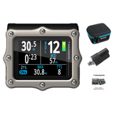 Shearwater Perdix 3 Ti Dive Computer + Swift Transmitter + EVA Travel Case + Screen Protectors Package — includes Shearwater…