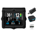 Shearwater Perdix 3 Ti Dive Computer + Swift Transmitter + EVA Travel Case + Screen Protectors Package — Black