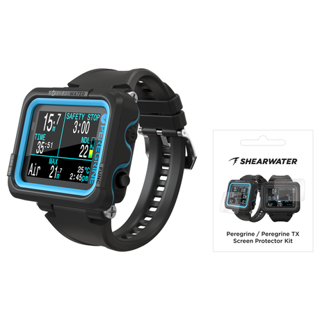 Shearwater Peregrine Dive Computer + Screen Protectors Package — includes Shearwater Peregrine Dive Computer, Shearwater Per…