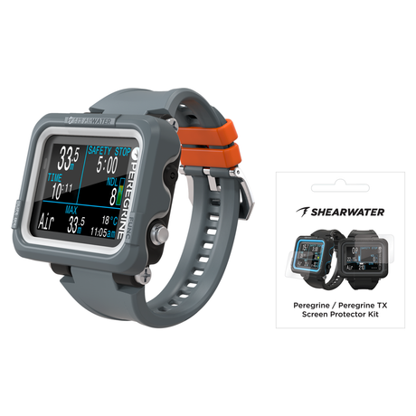 Shearwater Peregrine Dive Computer + Screen Protectors Package — Adventures Dark
