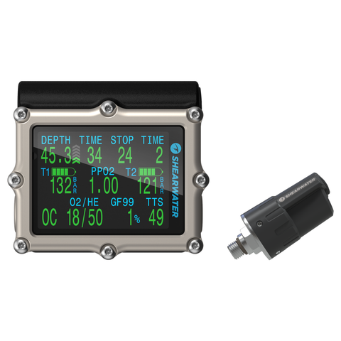 Shearwater Petrel 3 Dive Computer + Swift Transmitter Package