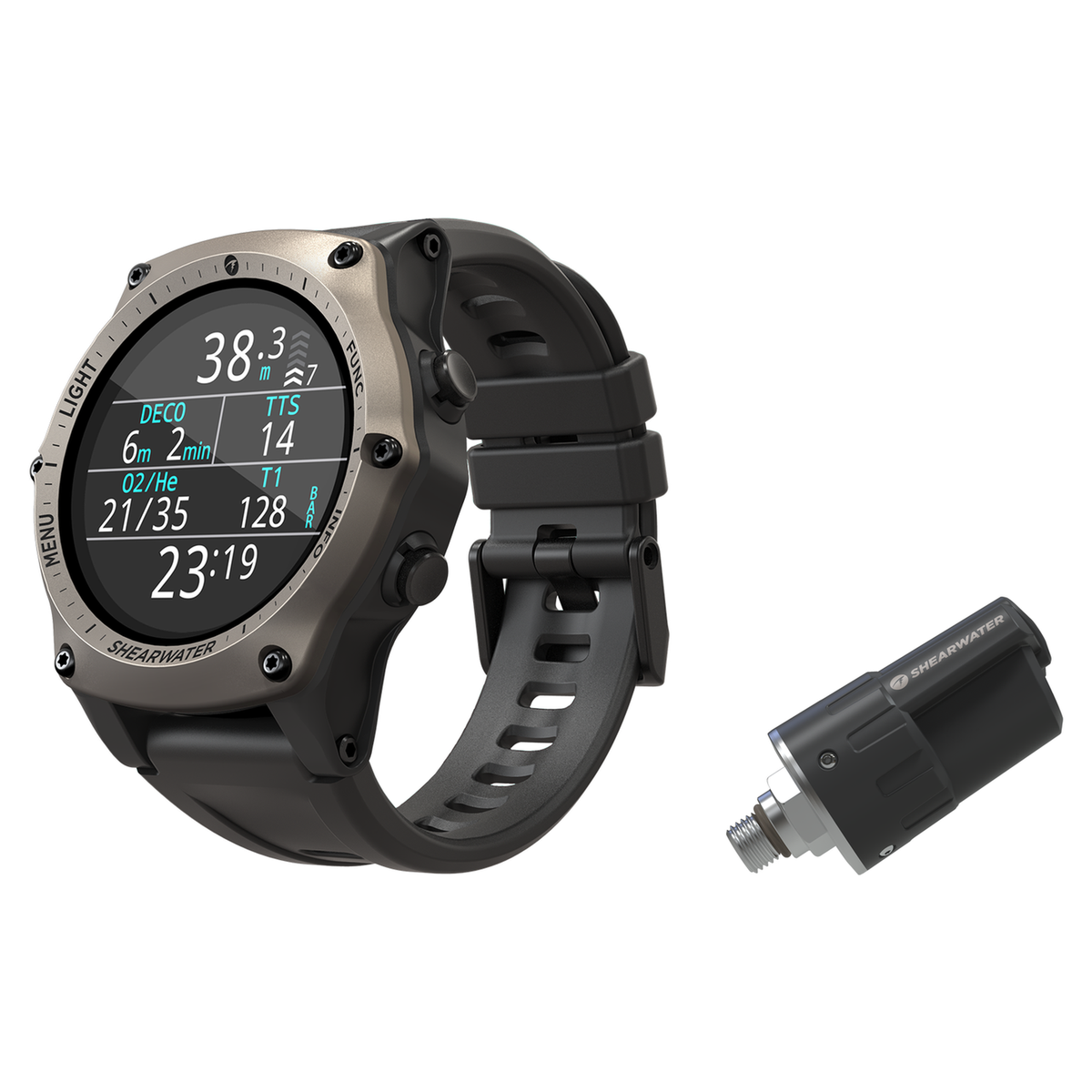Shearwater Teric Dive Computer + Swift Transmitter Package — Silver