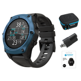 Shearwater Teric Dive Computer + Swift Transmitter + EVA Travel Case + Screen Protectors Package — Blue