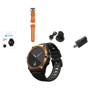Shearwater Teric Dive Computer + Swift Transmitter + Screen Protectors + Charger + Remora Color Strap Kit Package — Bronze