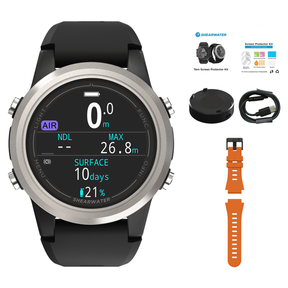 Shearwater Tern Dive Computer + Screen Protectors + Charger + Remora Color Strap Kit Package