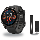 Garmin fenix 8 47mm Smartwatch + QuickFit 22 Band Package — includes Garmin Fenix 8 Multisport Smartwatch, Garmin QuickFit 2…