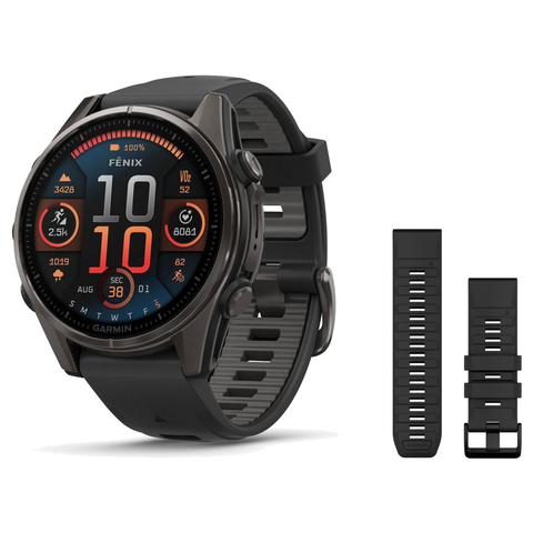 Garmin fenix 8 51mm Smartwatch + QuickFit 26 Band Package