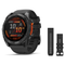 Garmin fenix 8 51mm Smartwatch + QuickFit 26 Band Package — 51 mm, AMOLED, Slate Gray with Black Band