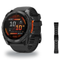 Garmin fenix 8 51mm Smartwatch + QuickFit 26 Band Package — 51 mm, AMOLED, Slate Gray with Black Band