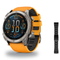 Garmin fenix 8 51mm Smartwatch + QuickFit 26 Band Package — 51 mm, AMOLED, Sapphire, Titanium with Spark Orange/Graphite Band