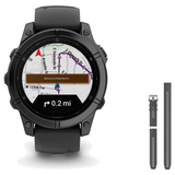 Garmin fenix E 47mm Smartwatch + QuickFit 22 Band Package — includes Garmin fenix E Premium Multisport GPS Adventure Smartwa…