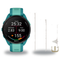 Garmin Forerunner 165 Music Smartwatch + Quick Release 20mm Band Package — Turquoise/Aqua