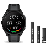 Garmin Forerunner 165 Smartwatch + Quick Release 20mm Band Package — includes Garmin Forerunner 165 GPS Running Smartwatch,…