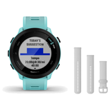Garmin Forerunner 55 Smartwatch + Quick Release 20mm Band Package — includes Garmin Forerunner 55 GPS Running Smartwatch, Ga…