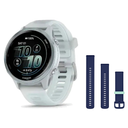 Garmin Forerunner 570 42mm Smartwatch + Quick Release 20mm Band Package — 42mm, Cloud Blue / Translucent Whitestone