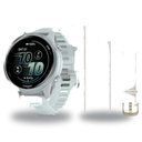 Garmin Forerunner 570 42mm Smartwatch + Quick Release 20mm Band Package — 42mm, Cloud Blue / Translucent Whitestone