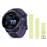 Garmin Forerunner 570 47mm Smartwatch + Quick Release 22mm Band Package — 47mm, Indigo / Translucent Imperial Purple