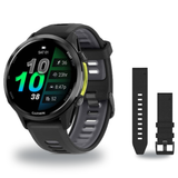 Garmin Forerunner 970 Smartwatch + QuickFit 22 Band Package — includes Garmin Forerunner 970 GPS Running Smartwatch with Map…