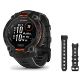 Garmin Instinct 3 45mm Smartwatch + 22mm Band Package — 45 mm, Instinct 3 – Solar, Black