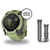 Garmin Instinct 3 50mm Smartwatch + 26mm Band Package — 50 mm, Instinct 3 – AMOLED, Fern Green