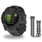 Garmin Instinct 3 50mm Smartwatch + 26mm Band Package — 50 mm, Instinct 3 – AMOLED, Black/Charcoal