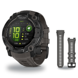 Garmin Instinct 3 50mm Smartwatch + 26mm Band Package — 50 mm, Instinct 3 – AMOLED, Black/Charcoal