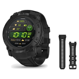 Garmin Instinct 3 50mm Smartwatch + 26mm Band Package — 50 mm, Instinct 3 – AMOLED, Tactical, Black