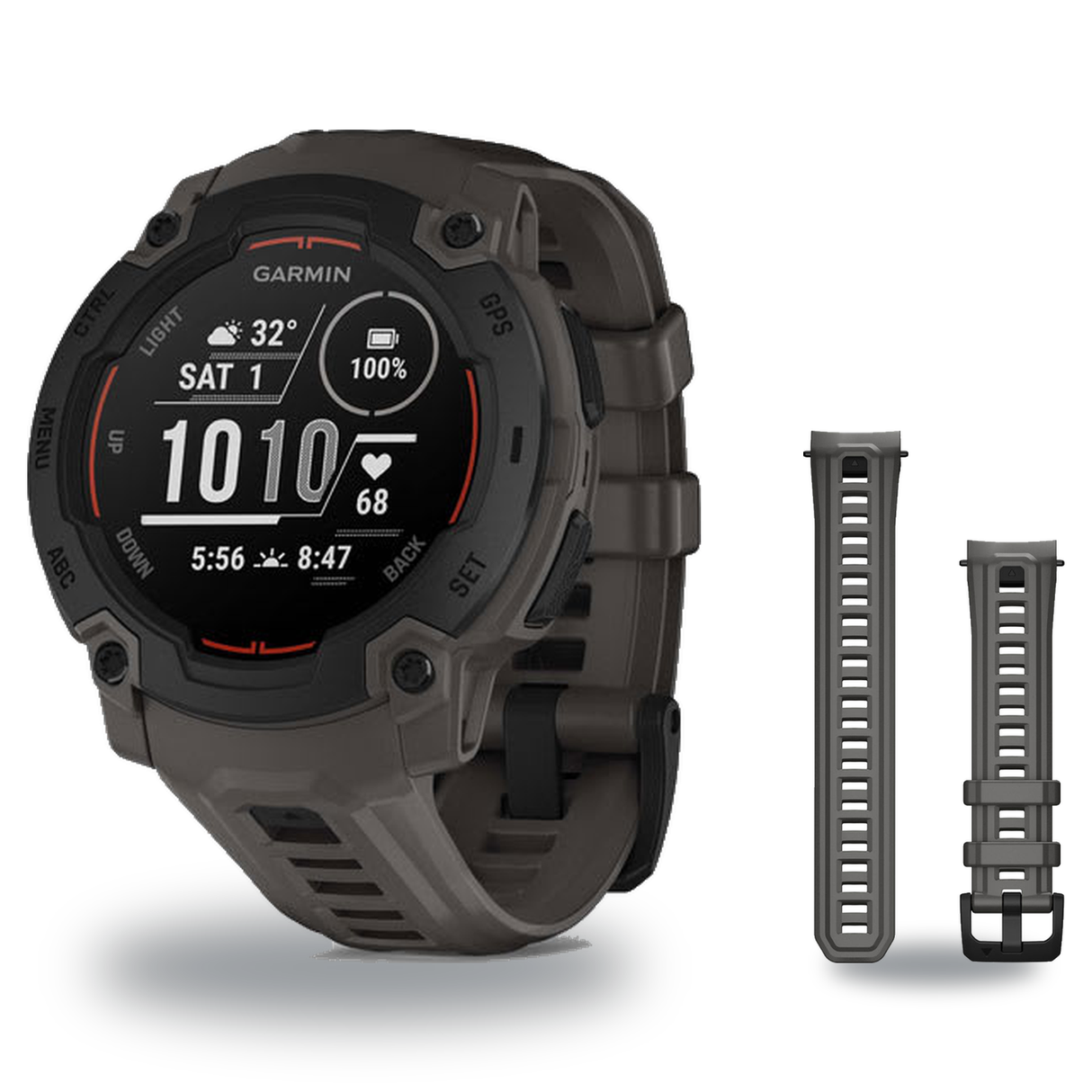 Garmin Instinct E 45mm Smartwatch + 22mm Band Package — includes Garmin Instinct 3 Rugged GPS Smartwatch, Garmin Instinct E…