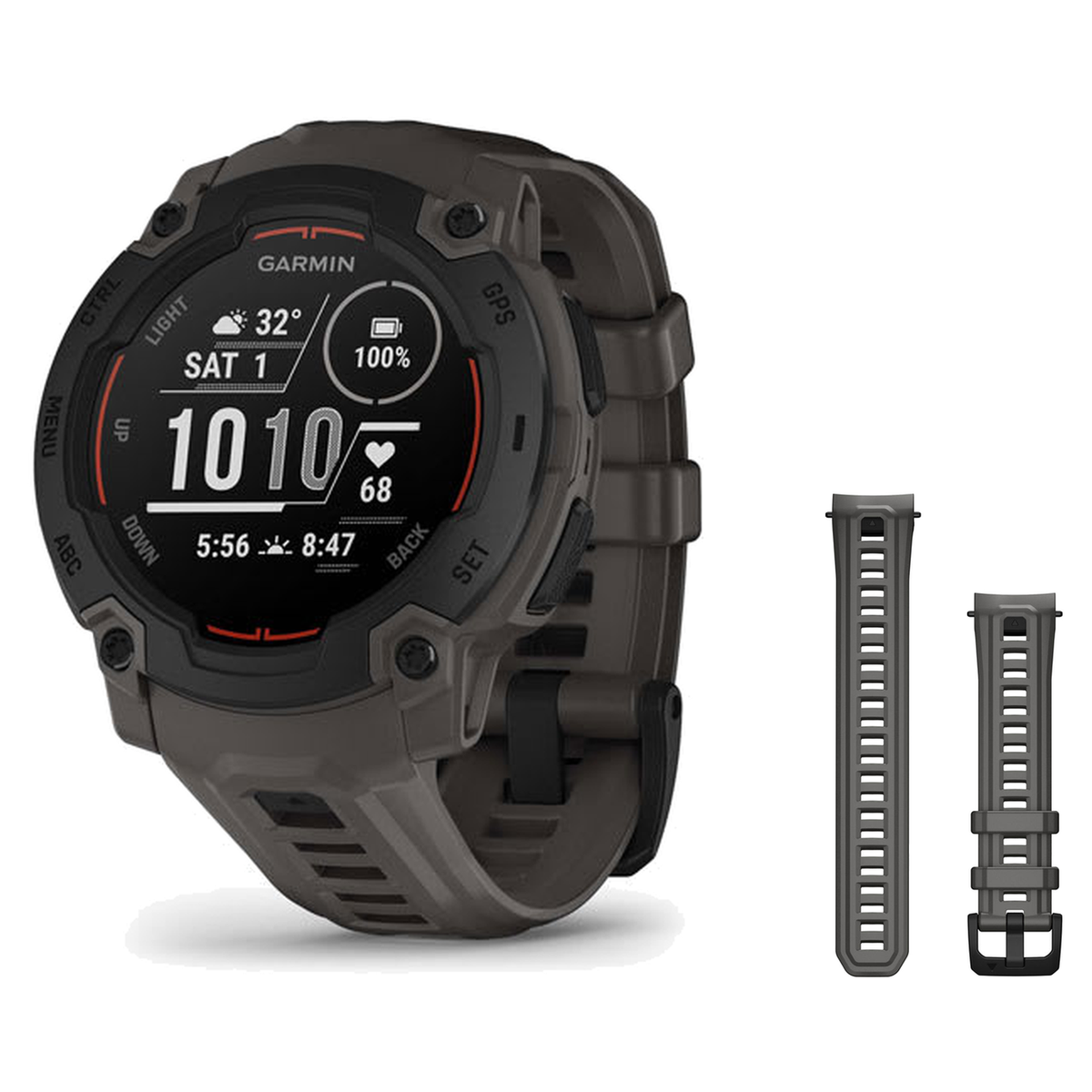 Garmin Instinct E 45mm Smartwatch + 22mm Band Package — includes Garmin Instinct 3 Rugged GPS Smartwatch, Garmin Instinct E…