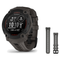 Garmin Instinct E 45mm Smartwatch + 22mm Band Package — 45 mm, Instinct E, Black/Charcoal