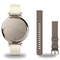 Garmin Lily 2 Classic Smartwatch + 14mm Band Package — Cream Gold with Coconut Silicone Band