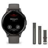 Garmin Venu 3S Smartwatch + Quick Release 18mm Band Package — includes Garmin Venu 3S Compact AMOLED GPS Smartwatch, Garmin…