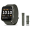 Garmin Venu X1 Smartwatch + Quick Release 24mm Band Package — Moss / Titanium