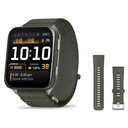 Garmin Venu X1 Smartwatch + Quick Release 24mm Band Package — Moss / Titanium