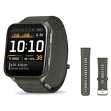 Garmin Venu X1 Smartwatch + Quick Release 24mm Band Package — Moss / Titanium