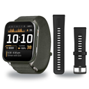 Garmin Venu X1 Smartwatch + Quick Release 24mm Band Package — Moss / Titanium