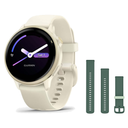 Garmin vivoactive 6 Smartwatch + Quick Release 20mm Band Package — Lunar Gold