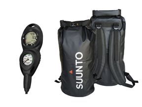 Suunto CB-2 In Line/4000/Zoop Novo Combo with Suunto Dry Bag-Black-