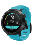 Suunto D5 Wrist Dive Computer with USB Cable-Aqua Blue-