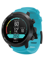 Suunto D5 Wrist Dive Computer with USB Cable-Aqua Blue-