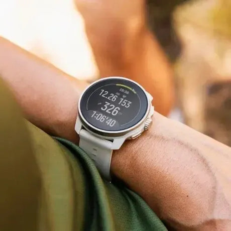 Suunto Race S Powder Gray action shot
