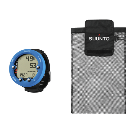 Suunto Zoop Novo with Suunto Mesh Debris Beach Cleanup Bag-Blue-