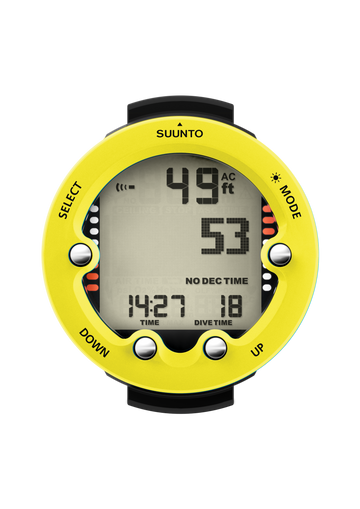 Suunto Zoop Novo Wrist Dive Computer-Lemon Yellow-