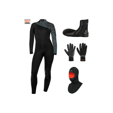 Bare Elate 5mm Thermal Package – Womens Wetsuit + Hood + Gloves + Boots