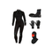 Bare Nixie Ultra 3/2mm Thermal Package – Womens Wetsuit + Hood + Gloves + Boots — Black