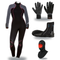 Bare Nixie Ultra 5mm Thermal Package – Womens Wetsuit + Hood + Gloves + Boots — Grey Heather