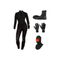 Bare Nixie Ultra 7mm Thermal Package – Womens Wetsuit + Hood + Gloves + Boots — Black