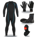 Bare Reactive 7mm Thermal Package – Mens Wetsuit + Hood + Gloves + Boots — Blue